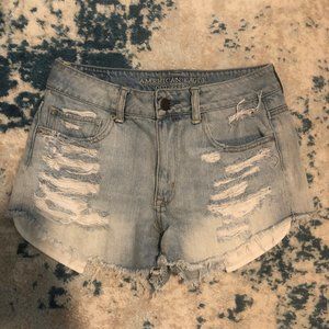 ripped high waisted jeans
